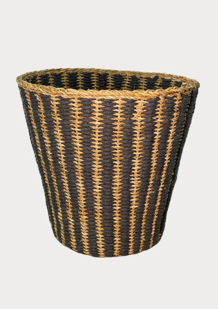 Hand-Woven Natural Jute Storage Basket