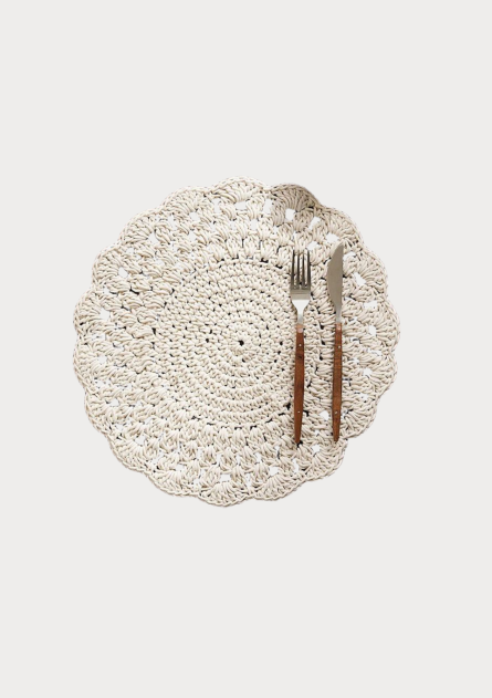 Handwoven Natural Seagrass Placemat – Dining Mat