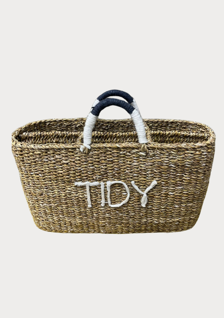 Tidy Oval Storage Basket for Everyday Organization