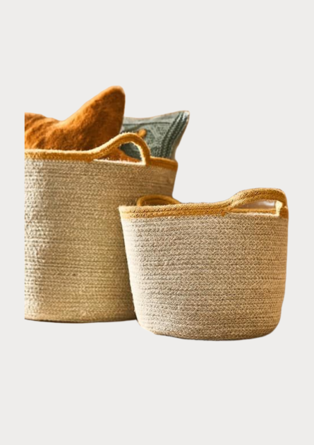 Versatile Open Storage Baskets Set for Home & Decor