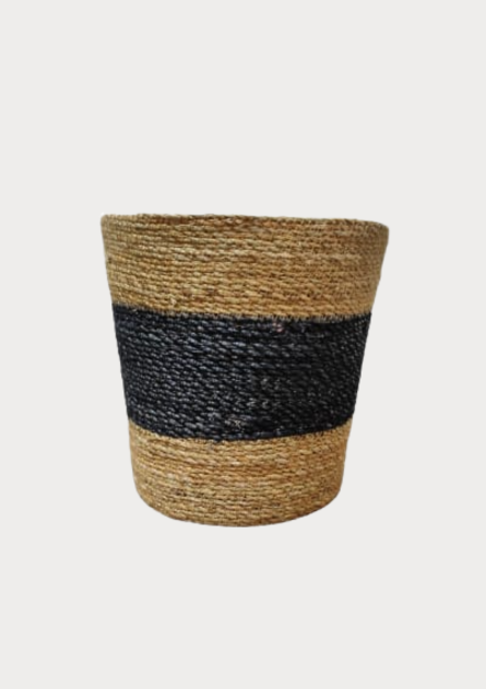 Modern Stripe Planter Basket for Indoor Plants