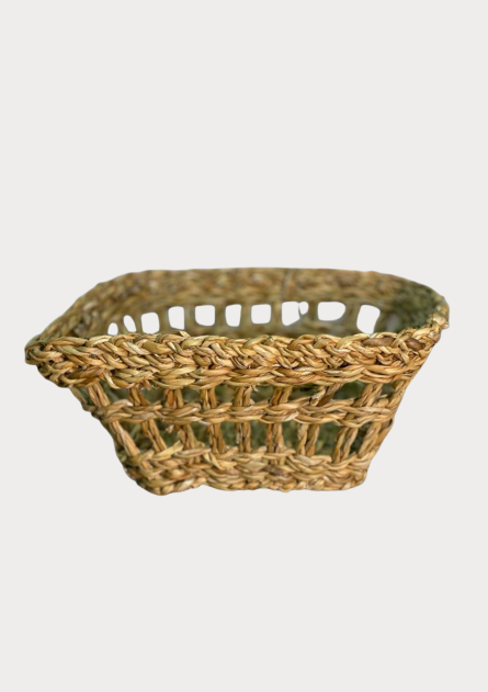 Hand-Woven Natural Jute Storage