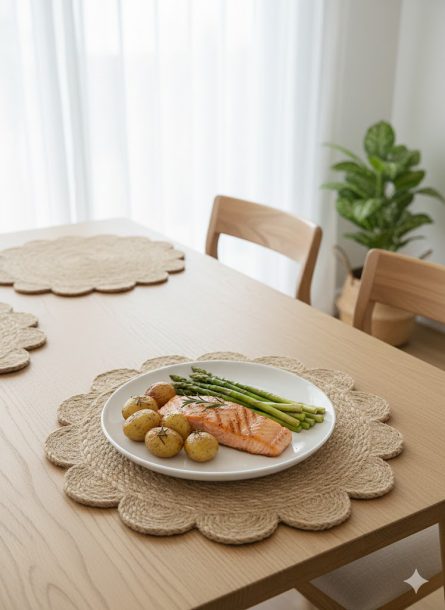 Handwoven Natural Seagrass Placemat – Dining Mat - Image 2