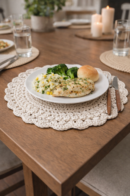 Handwoven Natural Seagrass Placemat – Dining Mat - Image 2