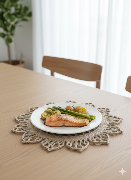 Handwoven Natural Seagrass Placemat – Dining Mat - Image 2