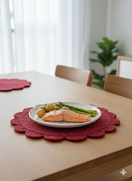 Handwoven Natural Seagrass Placemat – Dining Mat - Image 2