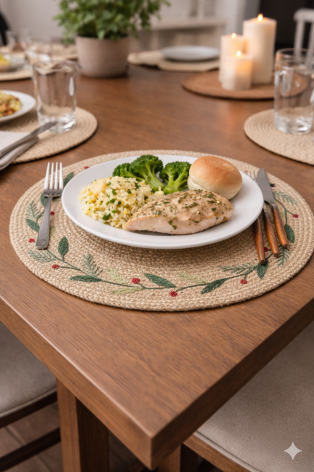 Handwoven Natural Seagrass Placemat – Dining Mat - Image 2