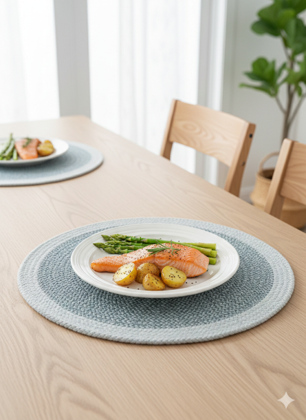 Handwoven Natural Seagrass Placemat – Dining Mat - Image 2