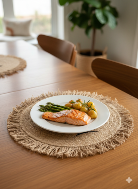 Handwoven Natural Seagrass Placemat – Dining Mat - Image 2