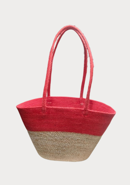 Handwoven Straw Tote Bag