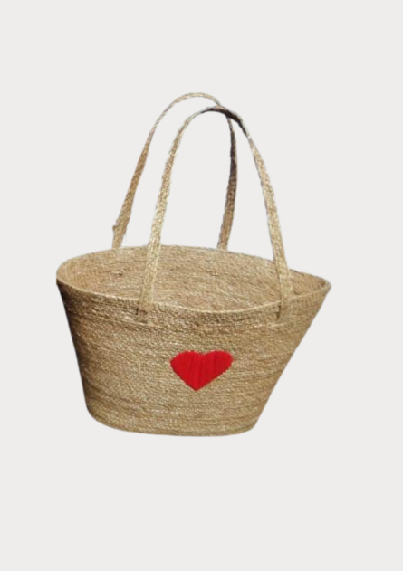 Handwoven Straw Tote Bag