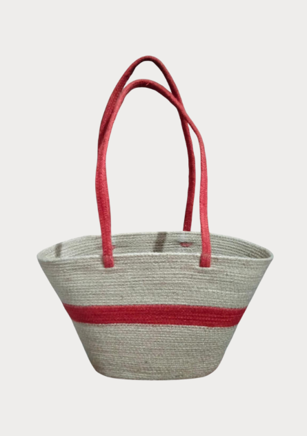Handwoven Straw Tote Bag