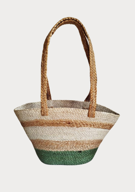 Handwoven Straw Tote Bag