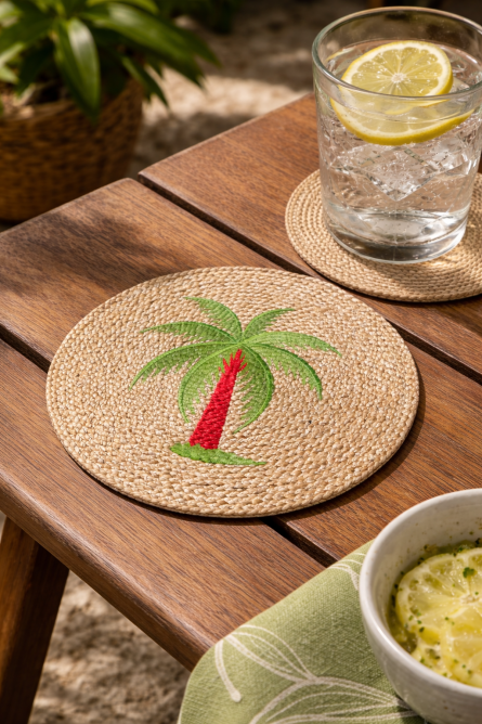 Handwoven Natural Seagrass Placemat – Dining Mat - Image 2