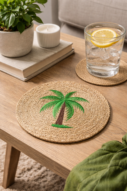 Handwoven Natural Seagrass Placemat – Dining Mat - Image 2