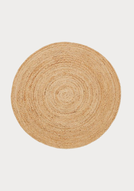 Handwoven Natural Jute Round Rug