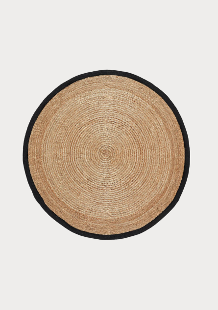 Handwoven Natural Jute Round Rug