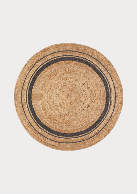 Handwoven Natural Jute Round Rug